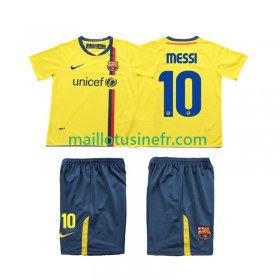 Maillot de Foot FC Barcelone Lionel Messi 10 2008 2009 Extérieur Retro - Enfant